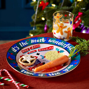 Eleanor Bowmer Festive Santa’s Treats Plate